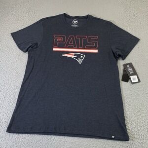 NWT New England Patriots T-Shirt Mens Large 47 Brand Graphic Tee Go Pats NFL